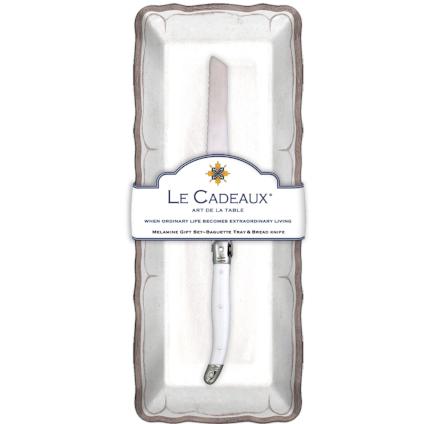 le-cadeaux-810266026450-GS-BT-RUSW-Rustica-antique-White-Baguette-Tray-and-knife-tray-plate