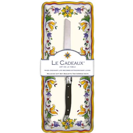 Capri Baguette Tray & Laguiole Knife Gift Set - Thumbnail 2