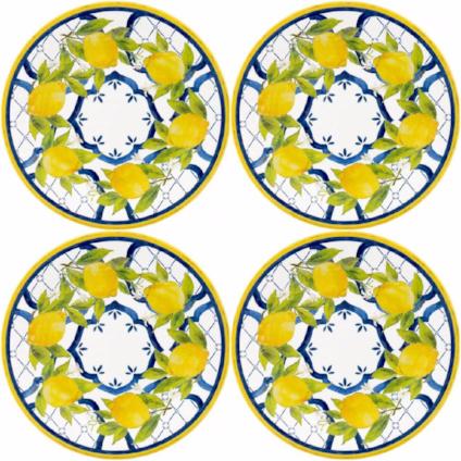 le-cadeaux-palermo-lemon-810266034080-dinner-melamine-plates-set-outdoor-dining-french-country
