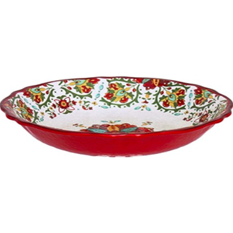 Le Cadeaux Allegra Red Large Salad Bowl 
