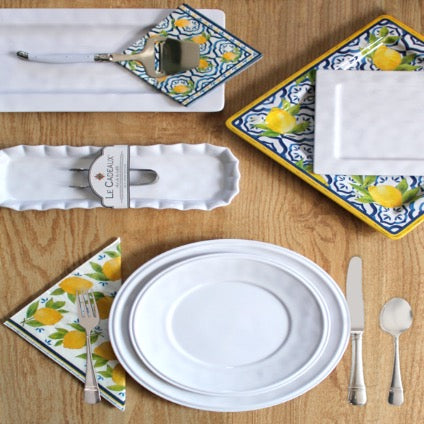 Bistro Bianco White Salad Plates Set - Thumbnail 2