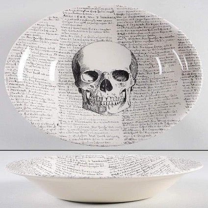 Book Binder Skull Serving Bowl - Thumbnail 3