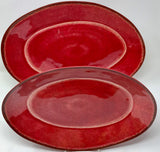 Le-Cadeaux-Antiqua-Red-Nesting-Platters