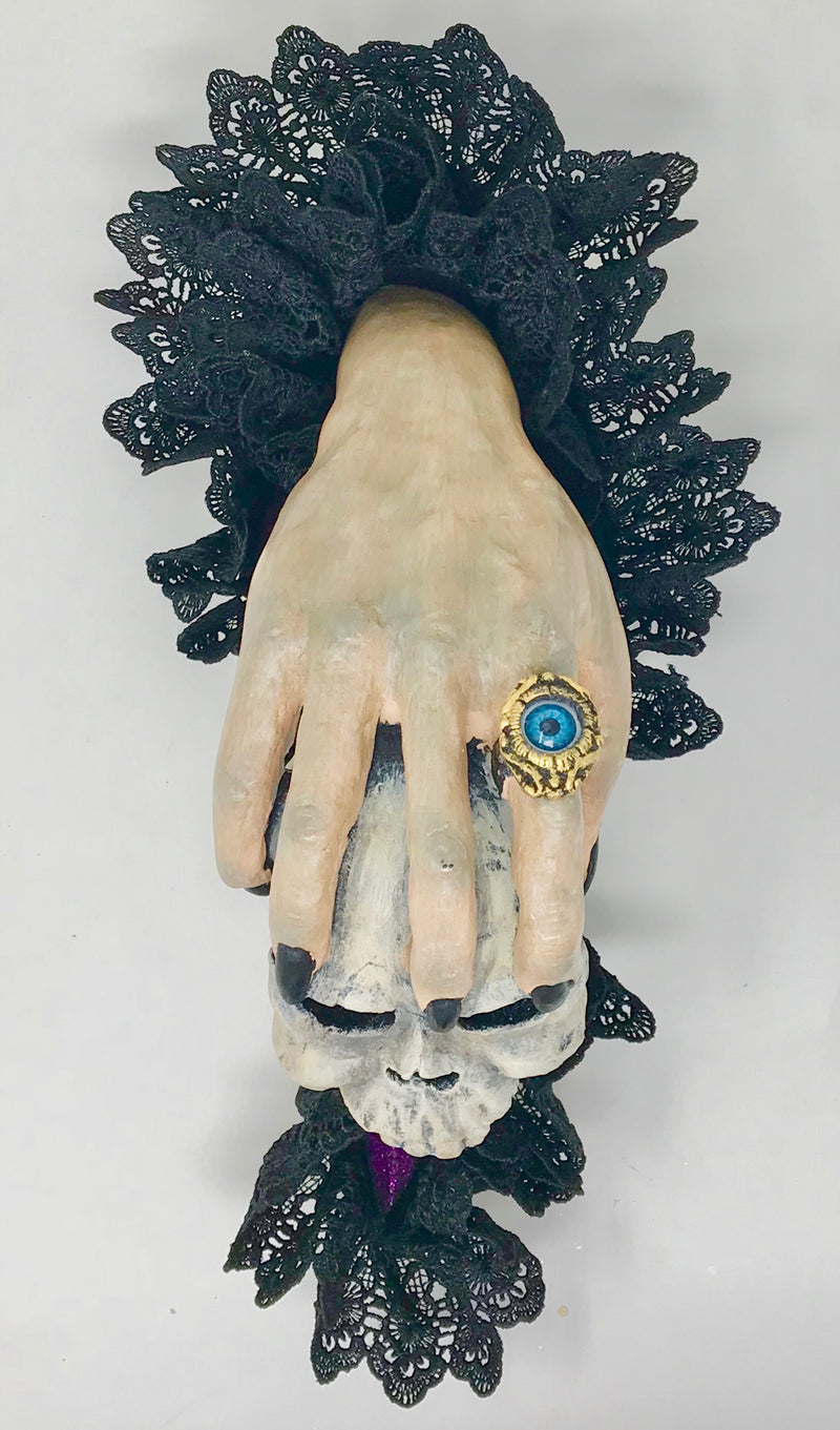 Spellbound Hand & Skull Door Knocker 28-728659