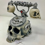Spooky Rotary Style Skull Phone Tabletop Decor 28-828200