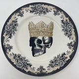 Royal Stafford The King Skull English Pottery with Gold Crown