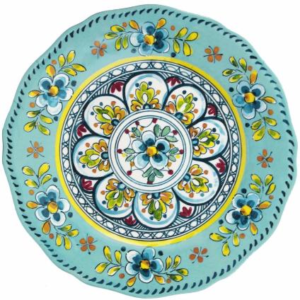 Le Cadeaux Madrid Turquoise Dinnerware Set