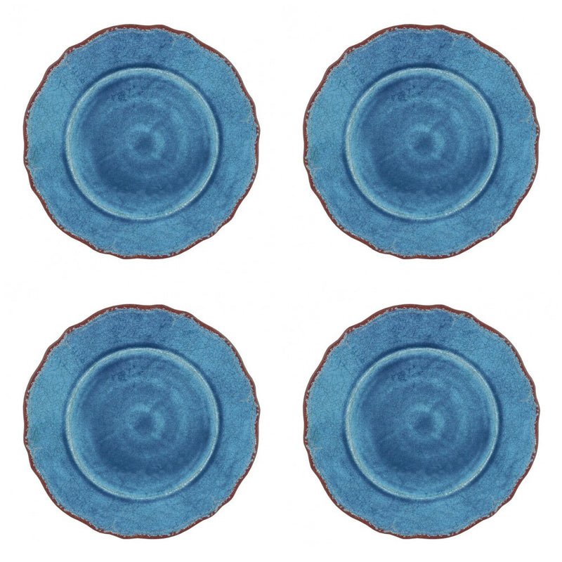 Antiqua Blue Dinnerware Set