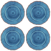Antiqua Blue Dinnerware Set