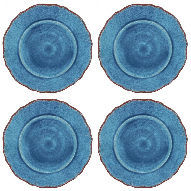 Antiqua Blue Dinnerware Set