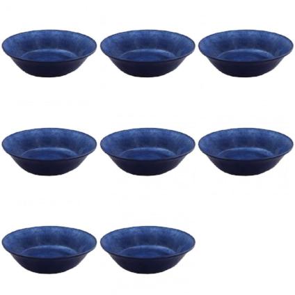 Le Cadeaux Campania Blue Cereal Bowls Set - Thumbnail 3