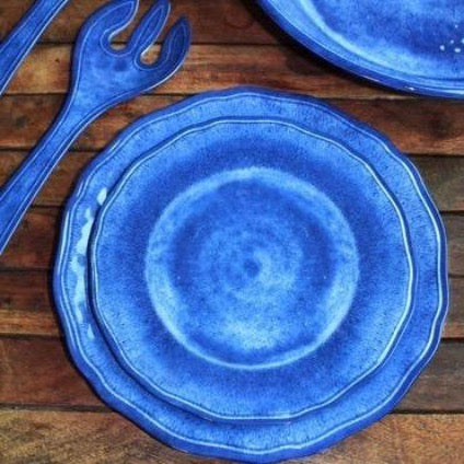 Campania Blue Salad Plates Set 229CAMB