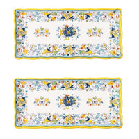 Le-Cadeaux-Florence-Rooster-297FLOR-Biscuit-Tray-Set