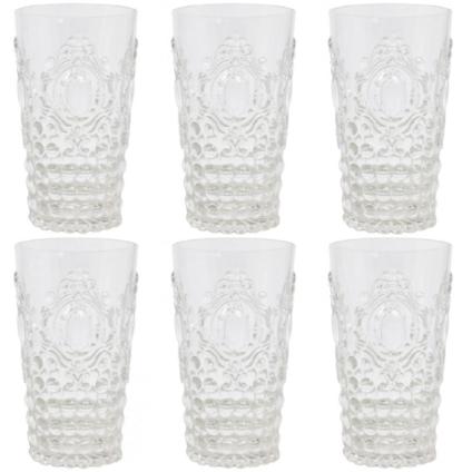 Jewel Clear Large Iced Tea Tumblers Set