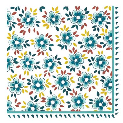 Madrid Turquoise Charger Placemats, Place Cards, Napkins & Coasters