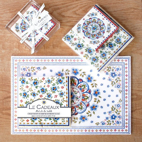 Madrid White Placemats & Napkins