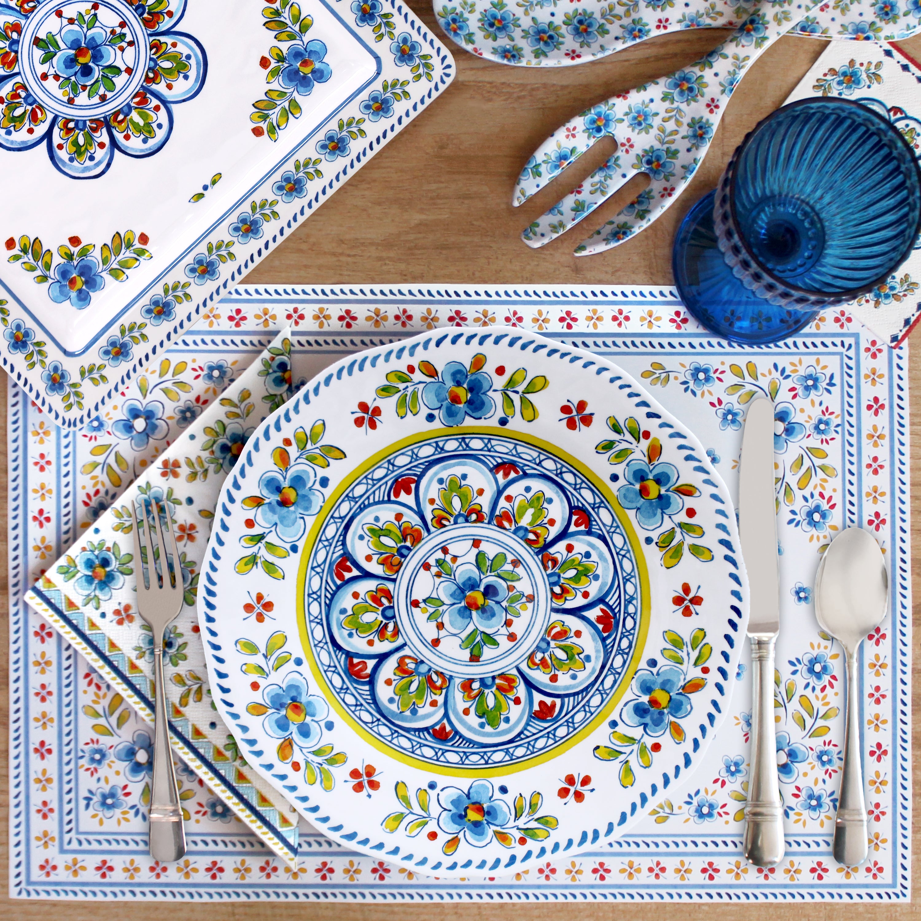 Madrid White Placemats & Napkins - Thumbnail 2