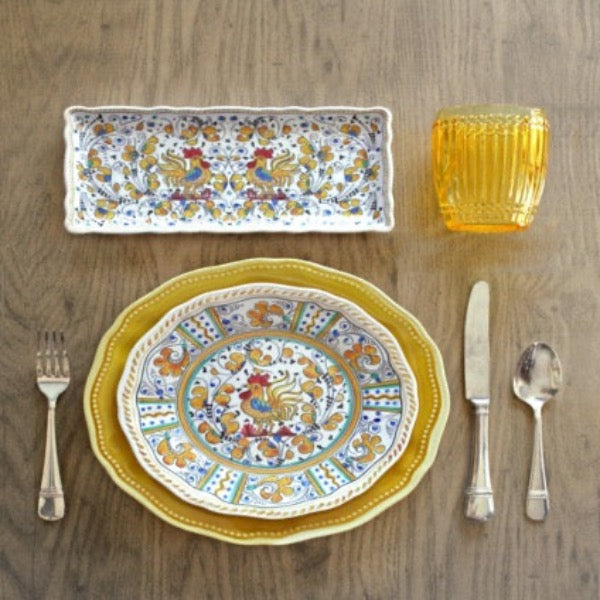 Rooster Yellow Biscuit Tray Set 297RY