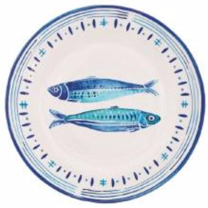 Le Cadeaux Santorini Fish Bowl & Tray Gift Set 304SAN
