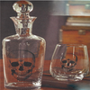 India Handicrafts Skelton Skull Decanter 