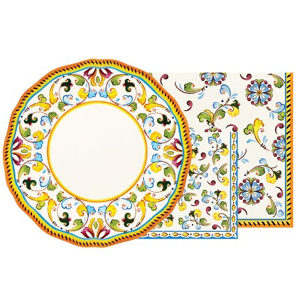 Madrid Turquoise Charger Placemats, Place Cards, Napkins & Coasters