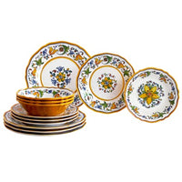 Le Cadeaux Capri melamine bowls for outdoor dining and entertaining
