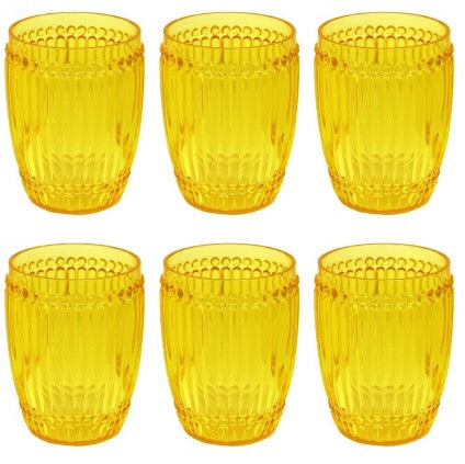 511Y-Le-Cadeaux-Milano-Yellow-short-water-Tumbler