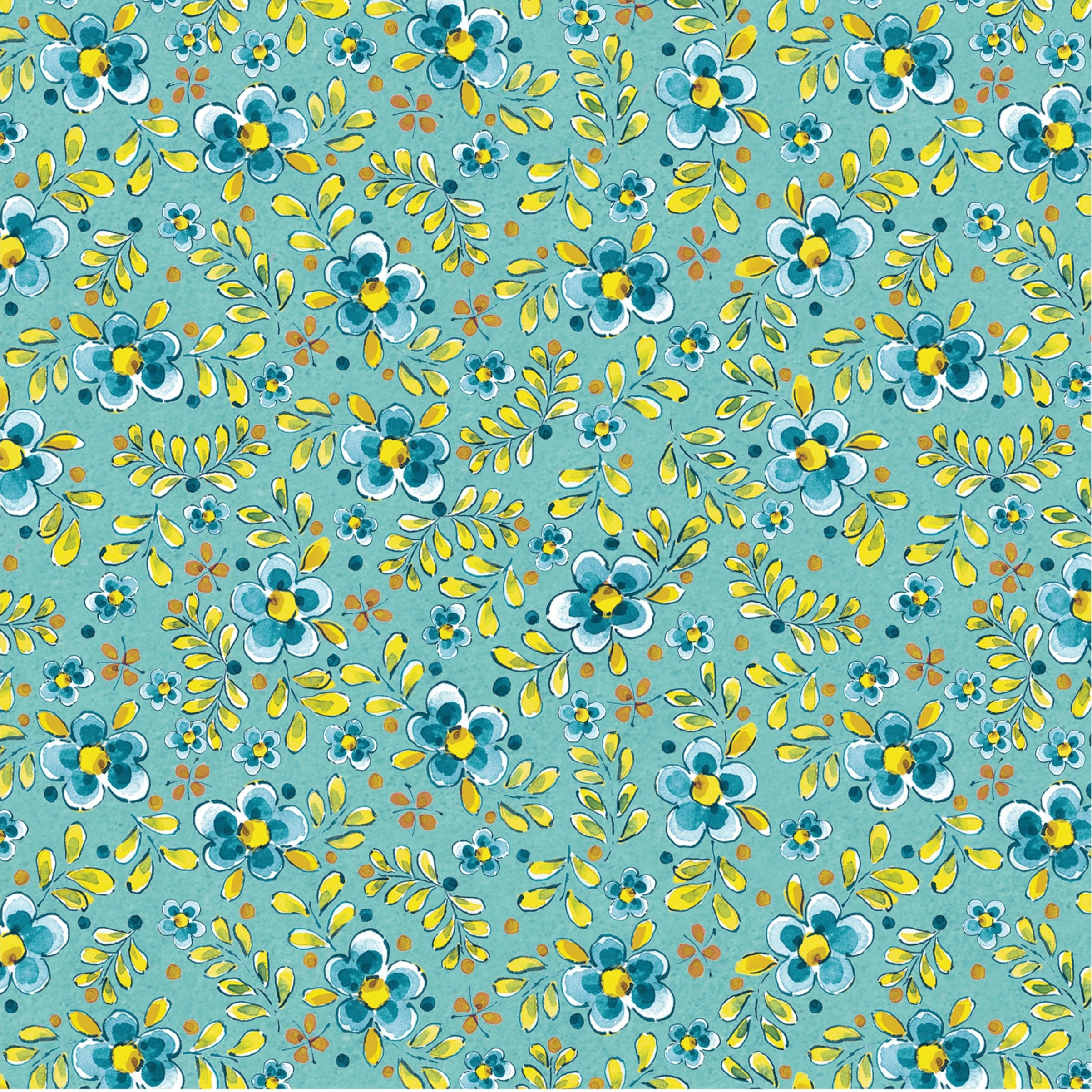 Madrid Turquoise Fabric Table Linens