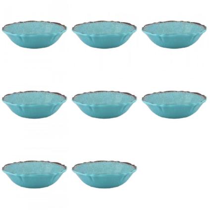 Campania Blue Cereal Bowls Set Item 242CAMB