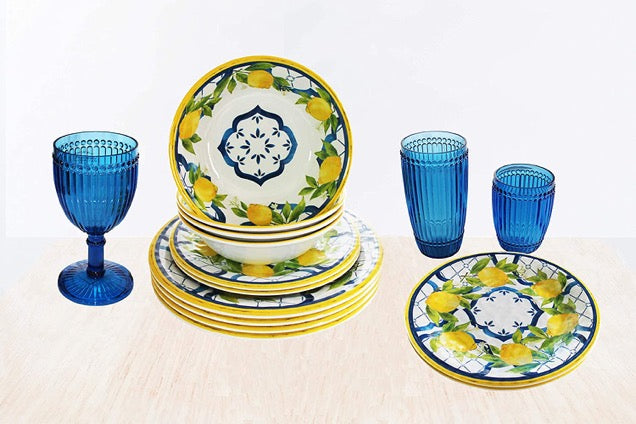 Le Cadeaux Palermo Dinner Plate, Salad Plate, Cereal Bowl