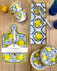 le-cadeaux-palermo-lemon-lemons-baguette-tray-bread-tray-appetizer-plates-plate-dessert-bowl-bowls