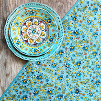 Madrid-Turquoise-Table-Linens-Tablecloth-le-cadeaux