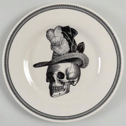 royal-stafford-pompador-hat-skull-salad-plate