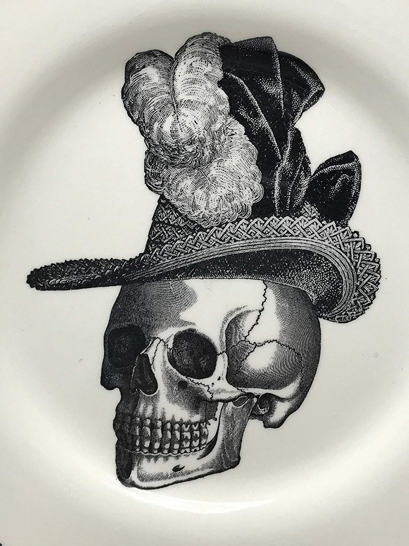 Victorian-english-pottery-royal-stafford-skull-hat-pompadour-dinner-plates
