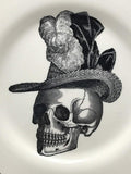Victorian-english-pottery-royal-stafford-skull-hat-pompadour-dinner-plates